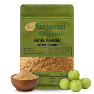 Som Sanjeevani Organic Amla Powder|For Hair Treatment & Face Pack Routine