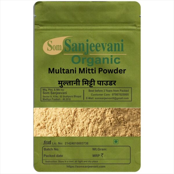 Multani Mitti Powder-Natural-असली-Som Sanjeevani Organic
