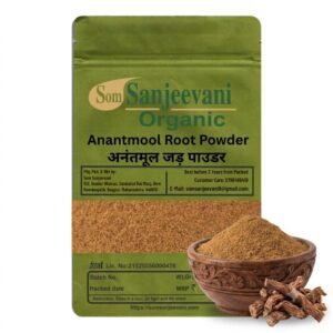 Anantmool Root Powder Som Sanjeevani Organic for Traditional Wellness for Detox & Skin Health