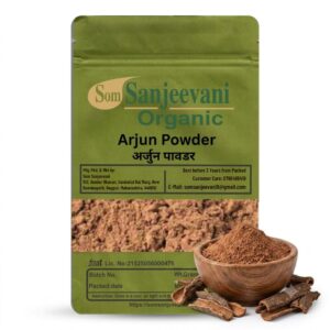 Arjuna Bark Powder Som Sanjeevani Organic For |Support for Heart Health & Vitality