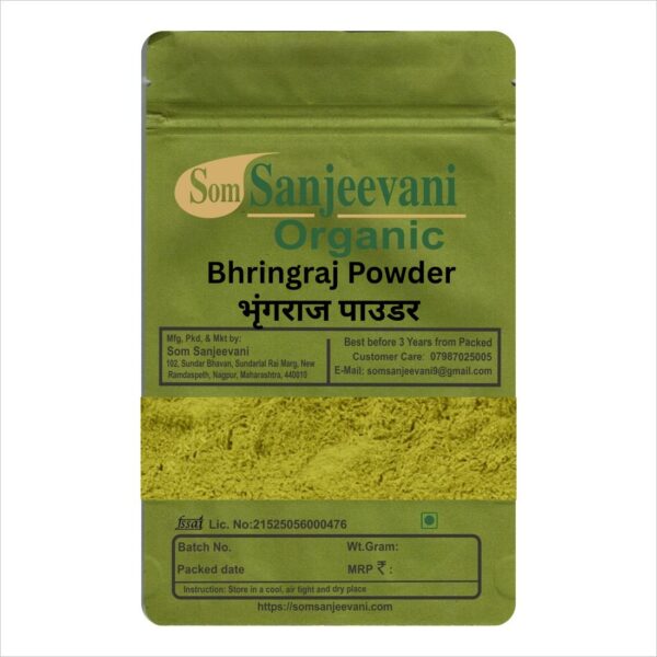 Bhringraj Powder-Natural -असली-Som Sanjeevani Organic