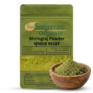 Bhringraj Powder Som Sanjeevani Organic For |Natural|असली|प्राकृतिक