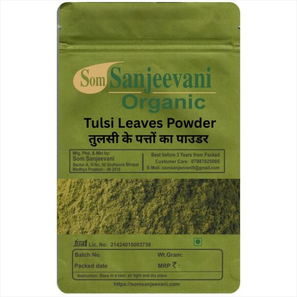 Tulsi Leaves Powder -Som Sanjeevani Organic