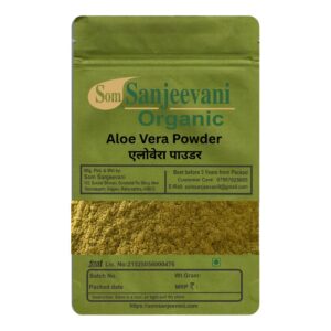AloeVera Leaf Powder-Natural-असली-Som Sanjeevani Organic