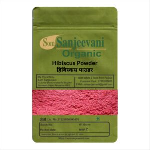 Hibiscus Powder-Natural-असली-Som Sanjeevani Organic