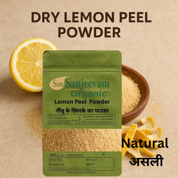 Lemon Peel Powder-Som Sanjeevani Organic - Image 2