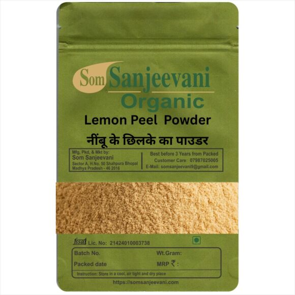 Lemon Peel Powder-Som Sanjeevani Organic
