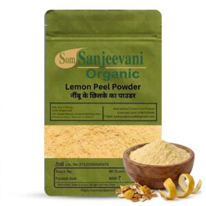 Lemon Peel Powder Som Sanjeevani Organic For-Natural-असली-प्राकृतिक