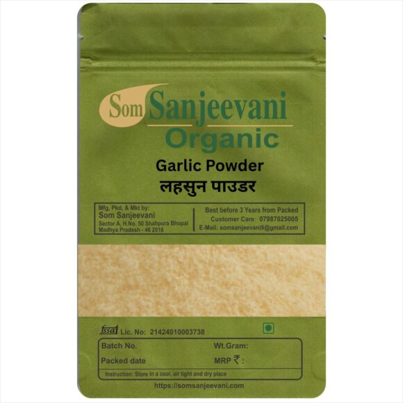 Garlic Lehsan Dry Powder-Som Sanjeevani Organic