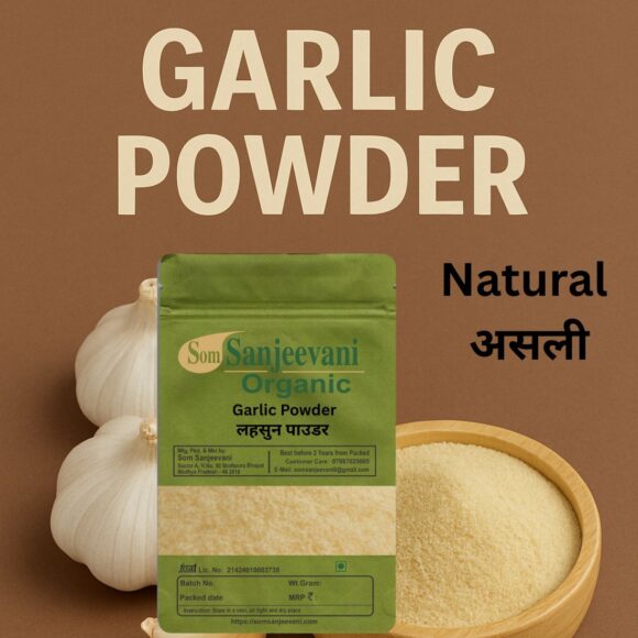 Garlic Lehsan Dry Powder-Som Sanjeevani Organic - Image 2