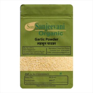 Garlic Lehsan Dry Powder-Natural-असली-Som Sanjeevani Organic