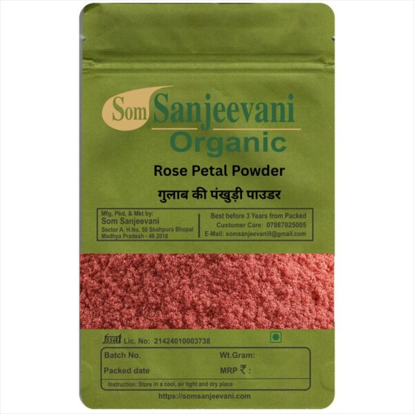 Rose Petals Powder-Som Sanjeevani Organic