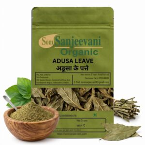 Som Sanjeevani Organic Adusa Leaves|Herbal Support for Respiratory Comfort & Wellness
