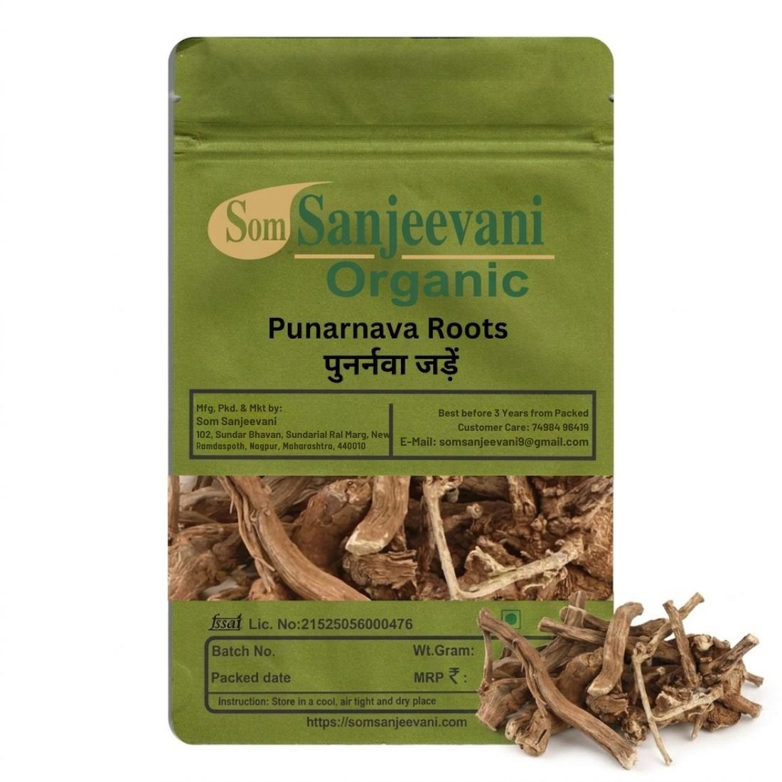 Punarnava Roots Som Sanjeevani Organic For-Naturalअसली-प्राकृतिक