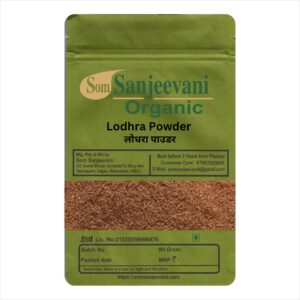 Lodhra Powder-Natural-असली-Som Sanjeevani Organic
