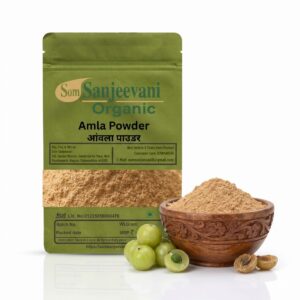 Amla Powder Som Sanjeevani Organic for Ancient Superfruit for Modern Beauty