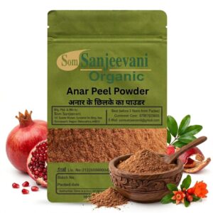Som Sanjeevani Organic Anar Peel Powder|For Flawless Skin & Strong Hair