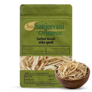 Safed Musli Root|Siva Musli Podi|Shweta Musli Som Sanjeevani Organic For Boost Stamina|Strength&Overall Vitality