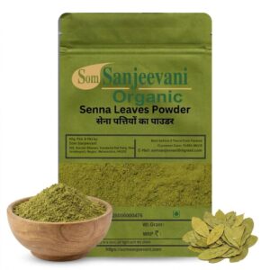 Senna Leaves Powder|Sonamukhi|Sanai|Nilavirai|Som Sanjeevani Organic For Tea Infusion for Constipation Relief,Digestion&Skin Health