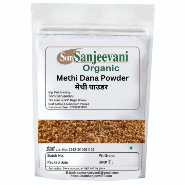 Methi Dana Powder-Natural-Pure-No Mixing-Som Sanjeevani Organic