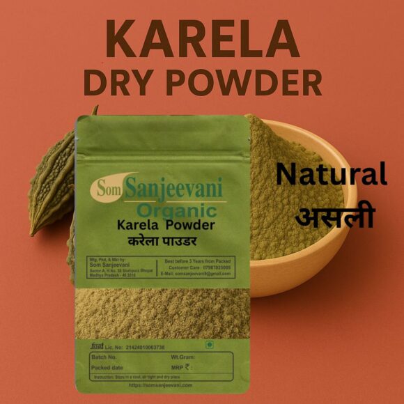 Karela Leaves Powder-Som Sanjeevani Organic - Image 2