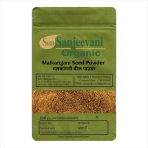 Malkangani Seed Powder-Natural-असली-Som Sanjeevani Organic