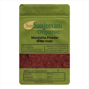 Manjistha Powder-Natural-असली-Som Sanjeevani Organic