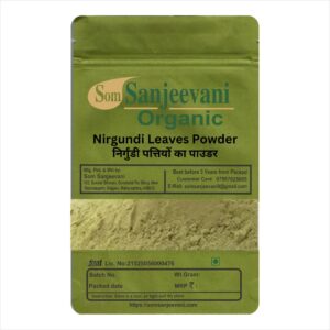 Nirgundi Leaves Powder-Naturalअसली-Som Sanjeevani Organic
