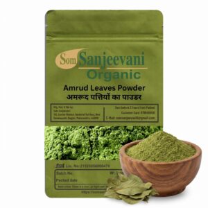 Amrud Guava Leaves Powder Som Sanjeevani Organic For| Natural|Prakritik|असली|प्राकृतिक