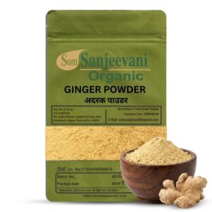 Ginger Powder Som Sanjeevani Organic For-Natural-असली-प्राकृतिक