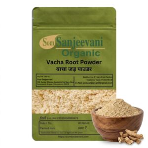 Vacha Root Powder|Vasambu|Gurbach|Sweet Flag Som Sanjeevani Organic For Improves Memory & Brain Function