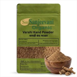 Varahi Kannd Powder |Indian Yam|Air Potato Root|Som Sanjeevani Organic Herbal Support for Digestion Daily Wellness & Ayurvedic Care