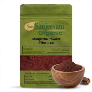 Manjistha Powder Som Sanjeevani Organic For-Natural-असली-प्राकृतिक