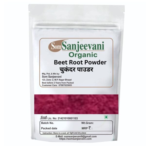 Beet Root Powder-Natural-Pure-No Mixing-Som Sanjeevani Organic