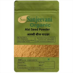 Alsi Flex Seed Powder-असली-Som Sanjeevani Organic