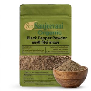 Black Pepper Powder Som Sanjeevani Organic For|Natural|असली|प्राकृतिक