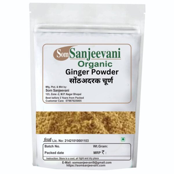 Ginger Powder-Natural-Pure-No Mixing-Som Sanjeevani Organic