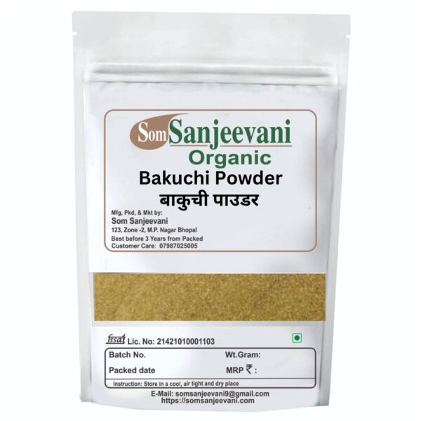 Som Sanjeevani Organic Bakuchi Powder-बाकुची पाउडर-With 100g Multani Mitti Powder