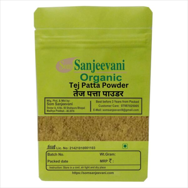 Tej Patta Powder-Natural-Pure-No Mixing-Som Sanjeevani Organic