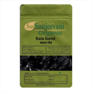 Gond Kala Black Gum-Natural-असली-Som Sanjeevani Organic