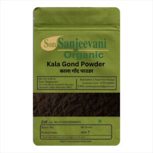 Kala Gond Powder-Natural-असली- Som Sanjeevani Organic