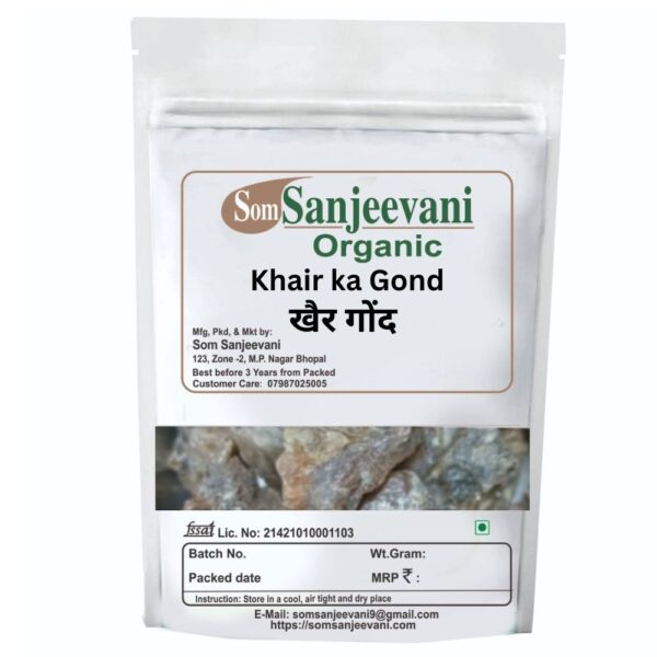 Khair ka Gond - Natural- Pure-No Mixing-Som Sanjeevani Organic