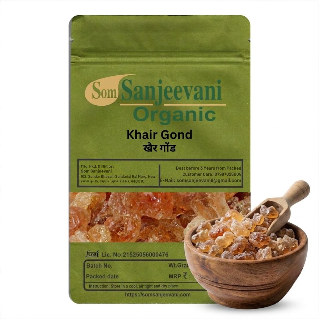 Khair Gond Som Sanjeevani Organic For|Natural|Prakritik|असली|प्राकृतिक