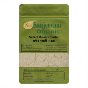 Safed Musli Root Powder-Natural-असली-Som Sanjeevani Organic