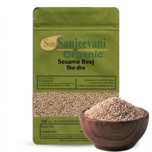 Sesame Seeds|White Til|Tal for Weight Loss High In Nutrient Dietary Fibre White Raw Til Seeds for Eating
