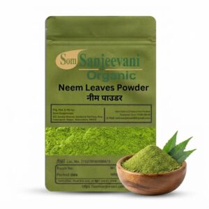 Neem Leaves Powder Som Sanjeevani Organic For -Natural-असली-प्राकृतिक-