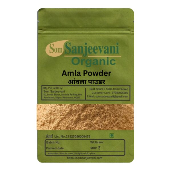 Amla Powder Seedless-असली-Som Sanjeevani Organic