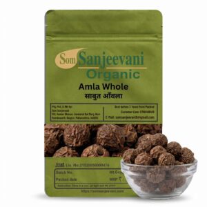 Amla Whole Som Sanjeevani Organic for Glow Inside Out with Pure Amla – Hair, Skin & Immunity Booster