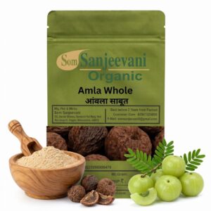Som Sanjeevani Organic Amla Whole|Supports Immunity, Digestion & Hair Health