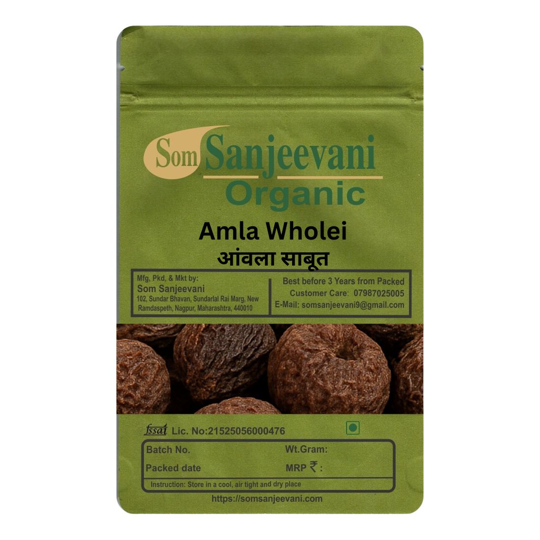Amla whole- Natural-असली-Som Sanjeevani Organic
